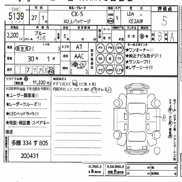 Buy Import Mazda Cx 5 15 To Kenya From Japan Auction